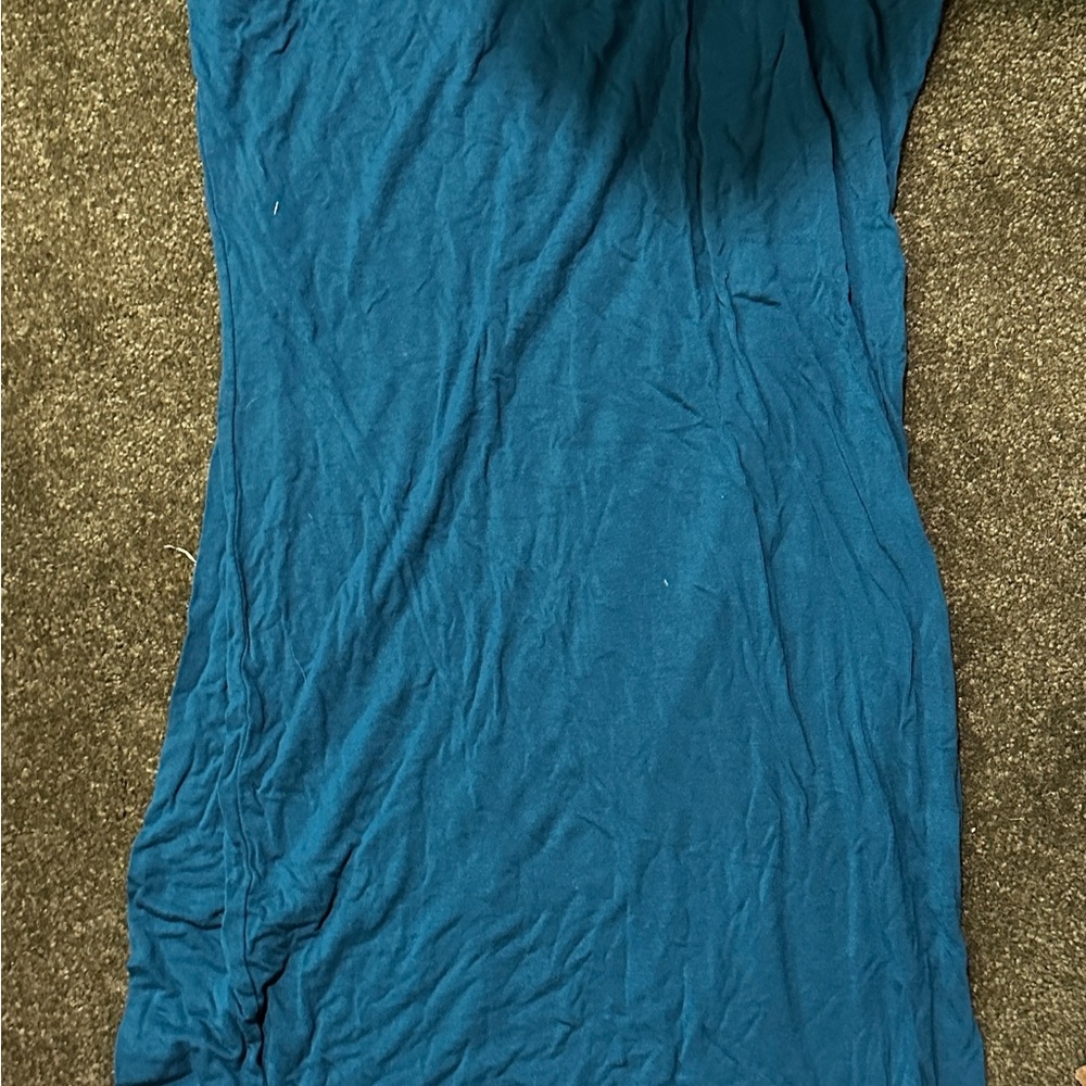 Teal Maxi Skirt